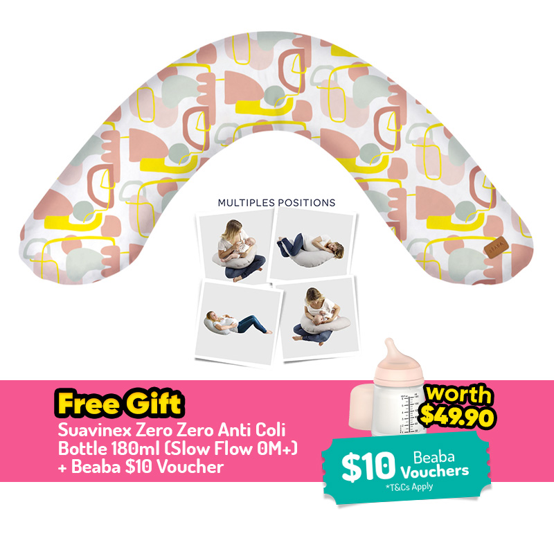 Beaba Big Flopsy Maternity & Nursing Pillow + FREE GIFT